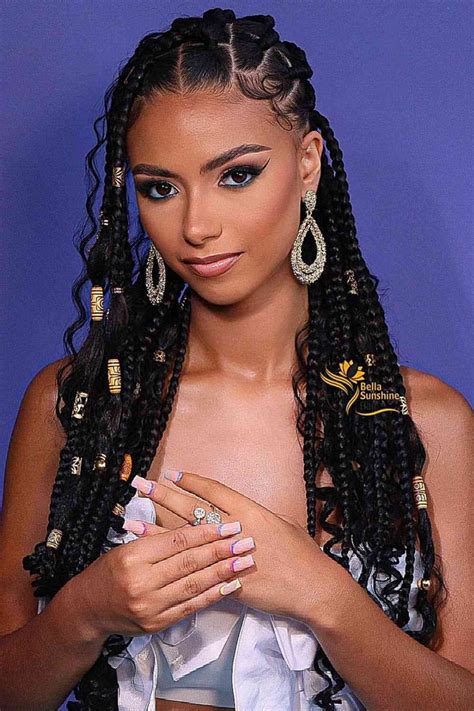 2 jumbo braids hairstyles|21 Ways to Slay Jumbo Box Braids Like a Queen